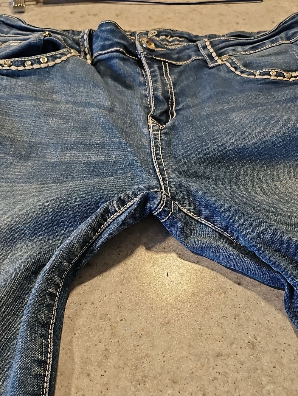 Sexy Couture Size 17 Cropped Women's Jeans - Picture 5 of 6